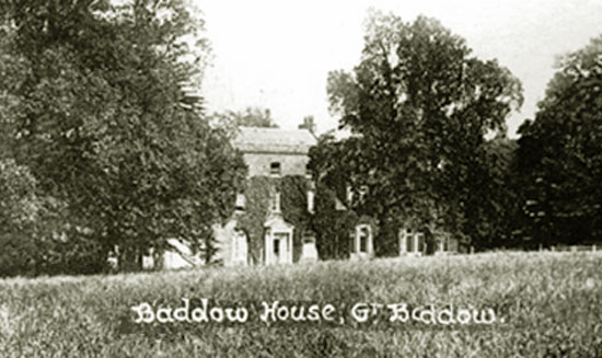 Baddow House, Great Baddow, Essex.