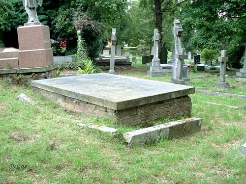 Caroline de Paravicini grave at West Norwood