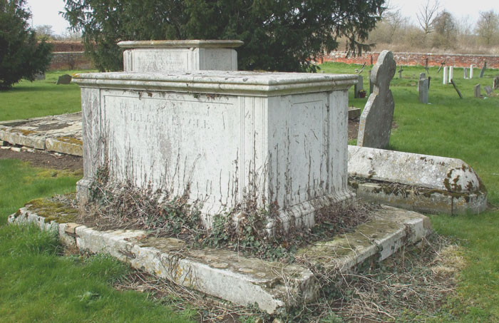 Eagle family tomb at Belchamp St. Paul, Essex.