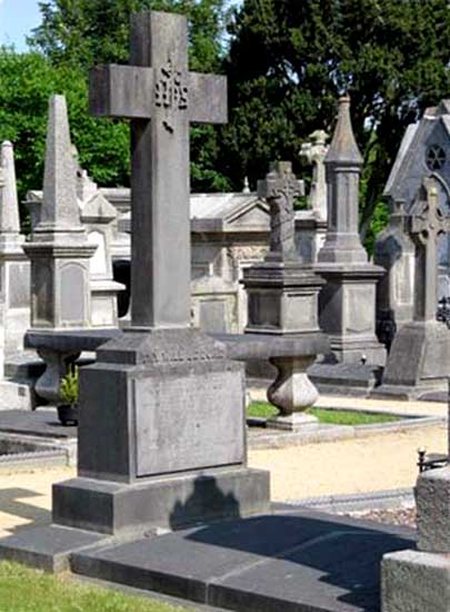 Grave at Glasnevin of Hugh John and Teresa (McDonnell) Ingham