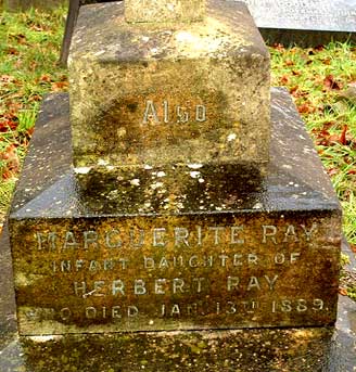 Marguerite Ray grave inscription