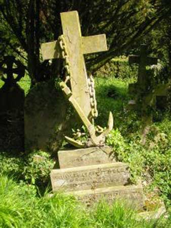 Gravestone of William Eagle and Jane Elizabeth (Ray) Revett.