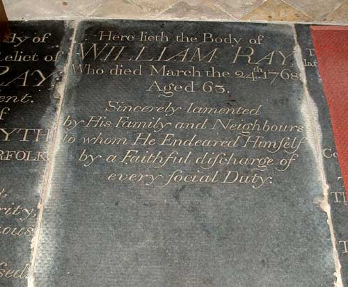 William Ray vault slab